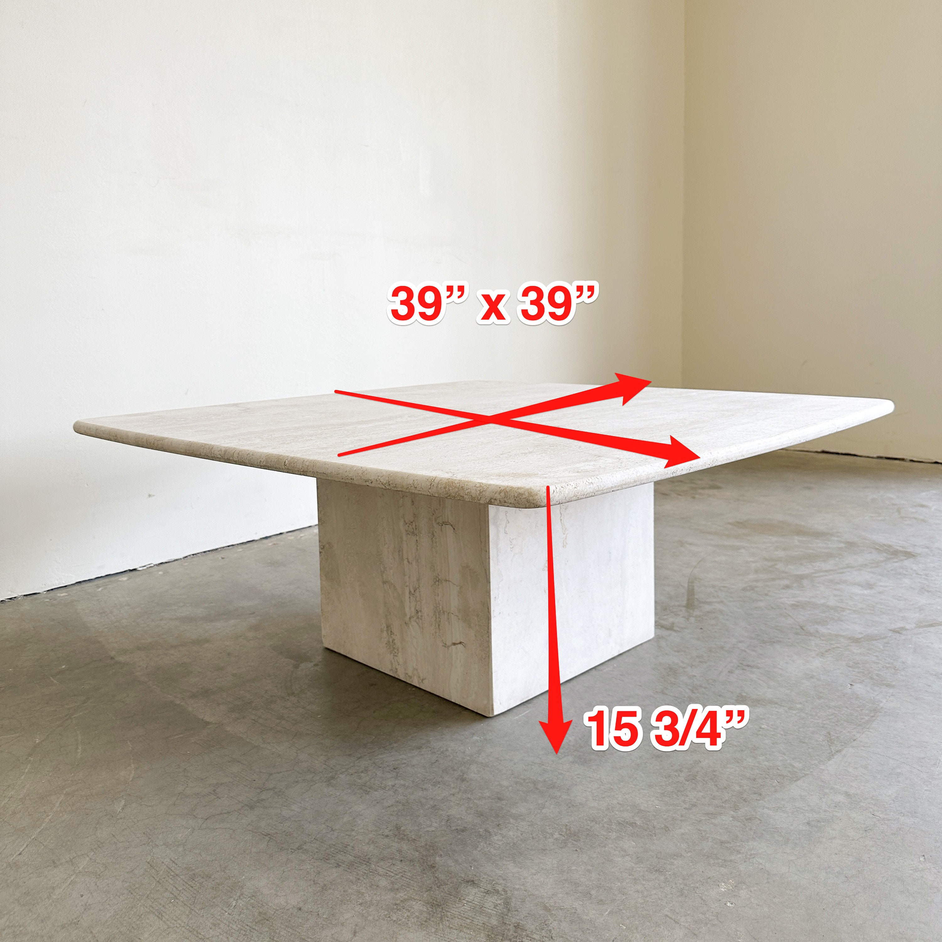 Italian Travertine Table イタリア ビンテージ テーブル
