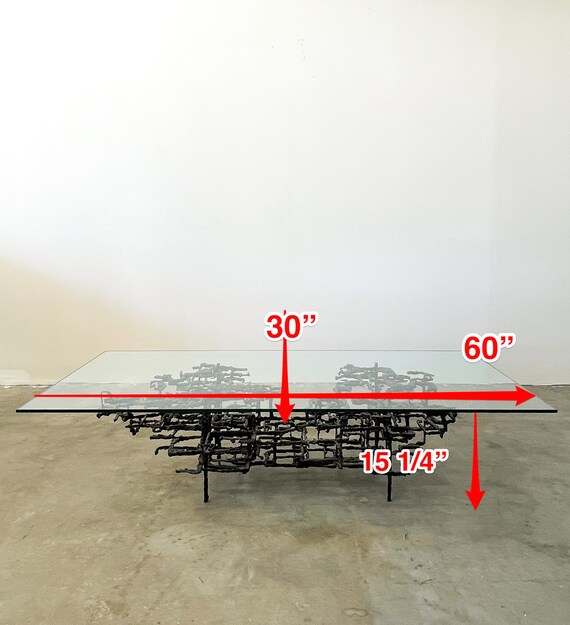 70s 80s vintage karimoku カタカナロゴ センターテーブル Vintage 70s Daniel Gluck Brutalist Maze Coffee Table MCM Retro 80s