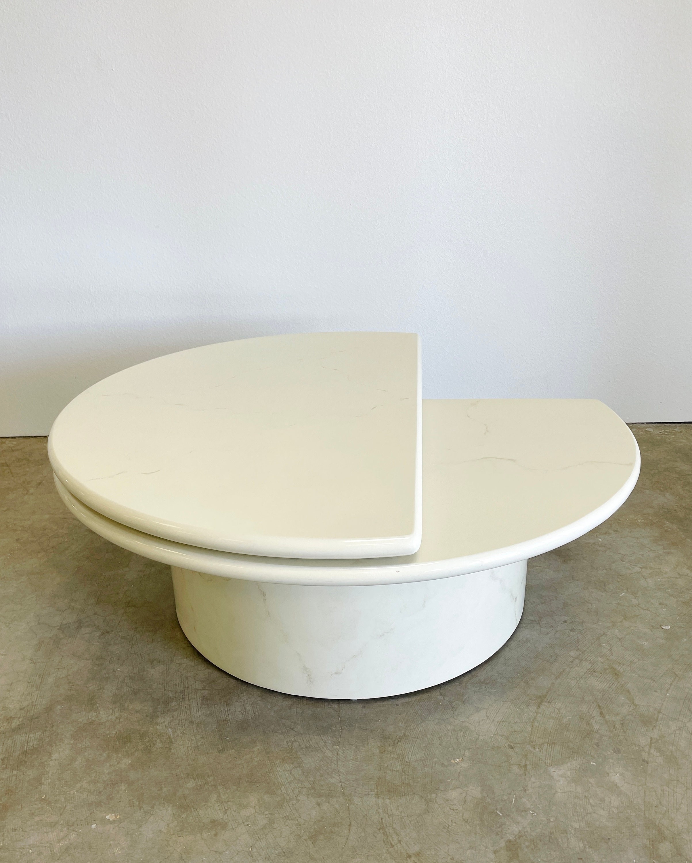 Vintage rotating coffee table deals