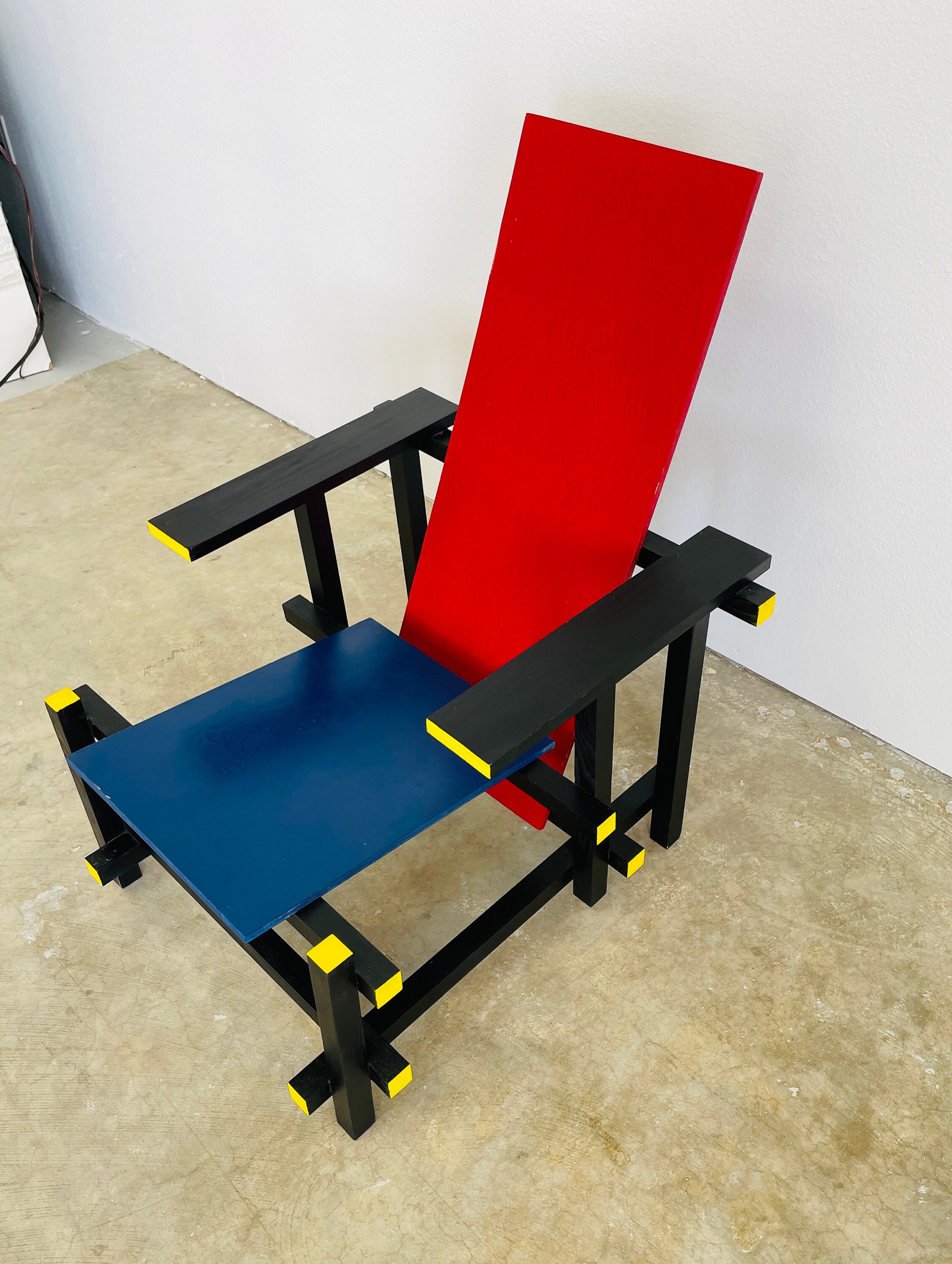 Red blue yellow chair sale