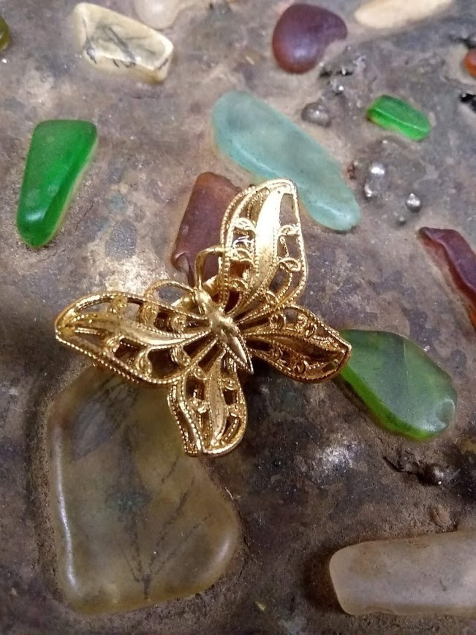 Vintage Napier Openwork Butterfly Pin - Etsy