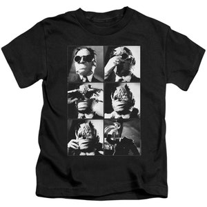The Invisible Man Bandage Mask Youth Black Shirts