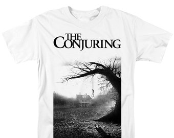 The Conjuring Vintage Tree Poster White Shirts