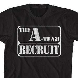 Recruiting Merch A Team Recruit Black Shirts - Etsy