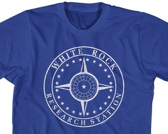 Stargate White Rock Research Royal Blue Shirts