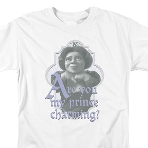 Shrek Are You My Print Charming White Shirts