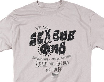 Scott Pilgrim vs The World Sex Bob Silver Shirts