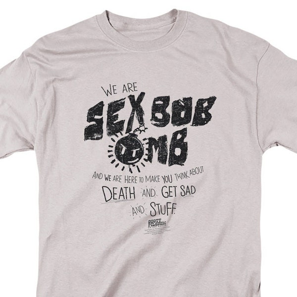 Scott Pilgrim vs The World Sex Bob Silver Shirts