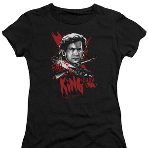 Army of Darkness Hail to the King Baby Juniors and Women Black Shirts