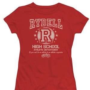 Grease Rydell High School Juniors and Women Red Shirts