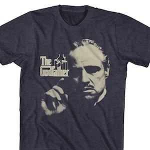 The Godfather Finger Waggle Heather Blue Shirts