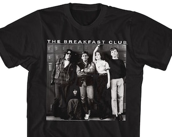The Breakfast Club Locker Picture Black Shirts