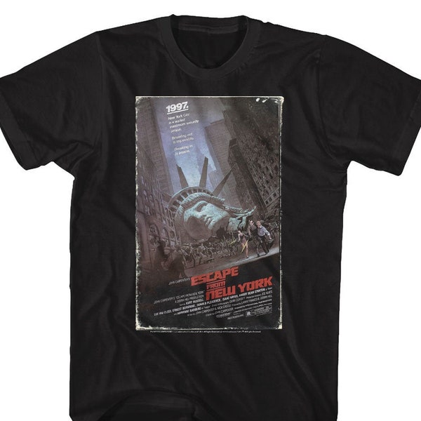 Escape From New York Poster Black Shirts