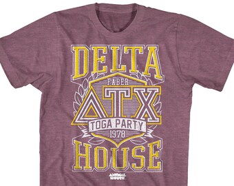 Animal House Delta House Heather Maroon Shirts