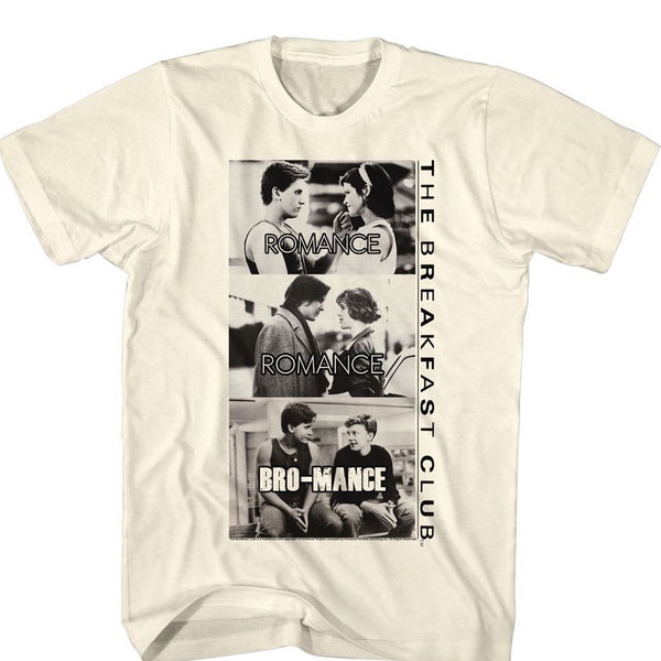 The Breakfast Club Romance and Bro-Mance Natural Shirts