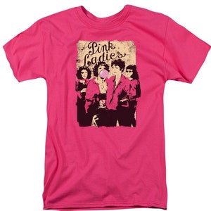 Grease Pink Ladies Hot Pink Shirt