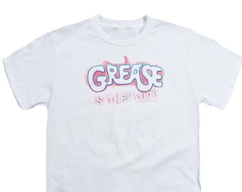 Grease is the Word Youth White Shirts