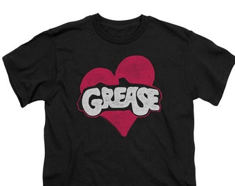 Grease Love Youth Black Shirts