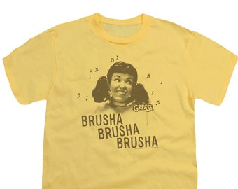 Grease Jan Brusha Brusha Brusha Youth Banana Shirt