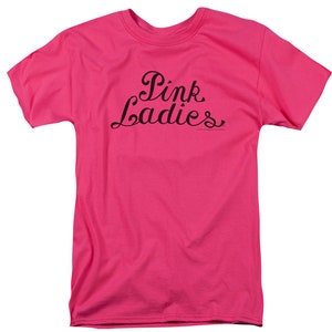 Grease Pink Ladies Logo Hot Pink Shirt