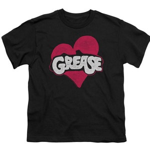 Grease Love Youth Black Shirts