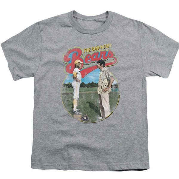 The Bad News Bears Movie Cover Photo Youth Athletic Heather Shirts