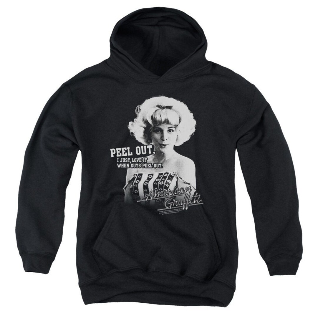 American Graffiti - Peel Out Youth Pull Over Hoodie American Graffiti - Peel Out Youth Pull Over Hoodie