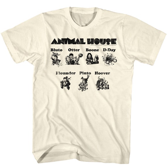 forkorte overtro garn Animal House Cartoon Characters off White Shirts - Etsy