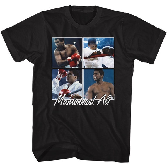 Muhammad Ali Four Squares Womens T-Shirt Tee