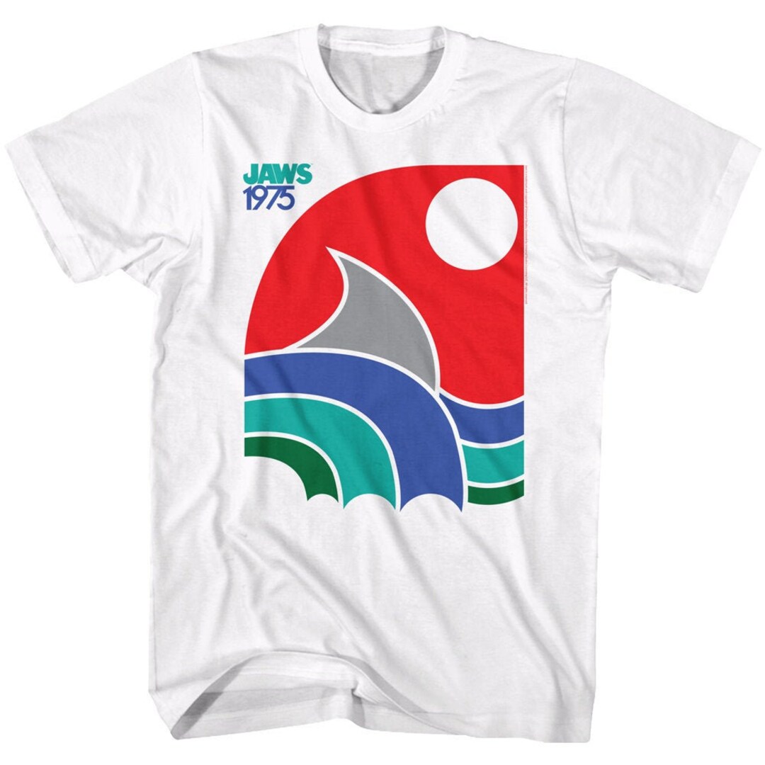 Jaws 1975 Brand Logo White Shirts - Etsy
