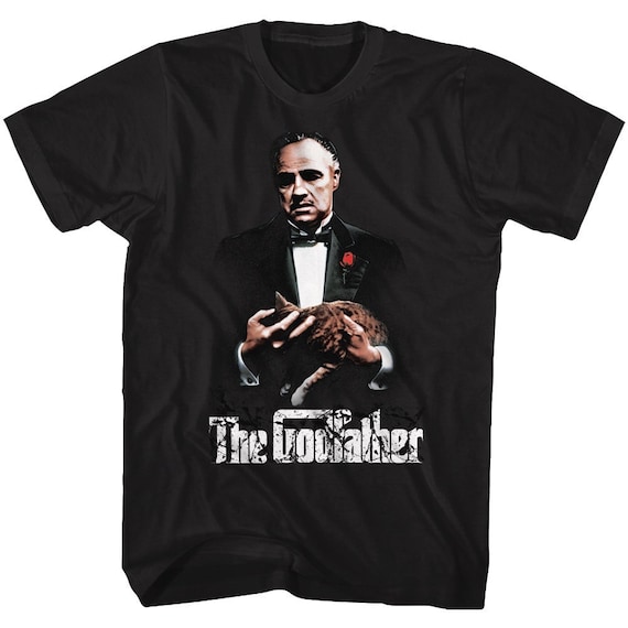 The Godfather Cat in Hand Black Shirts - Etsy