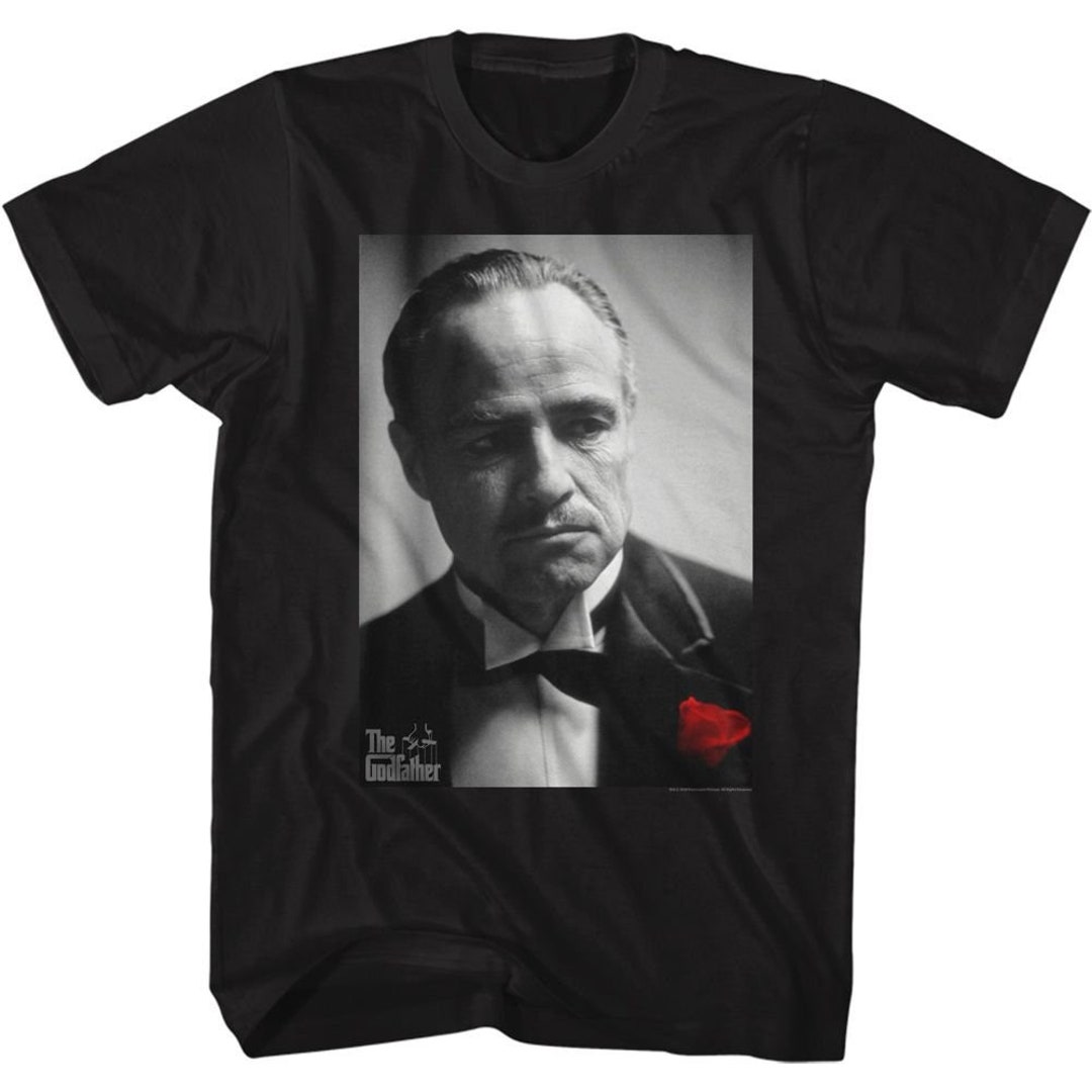 The Godfather Don Corleone Black and White Picture Black - Etsy