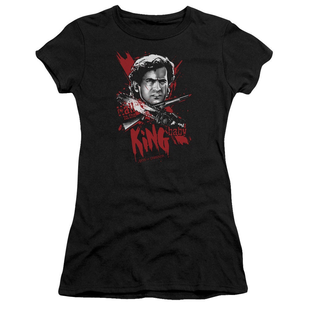 Army of Darkness Hail to the King Baby Juniors and Women Black Etsy