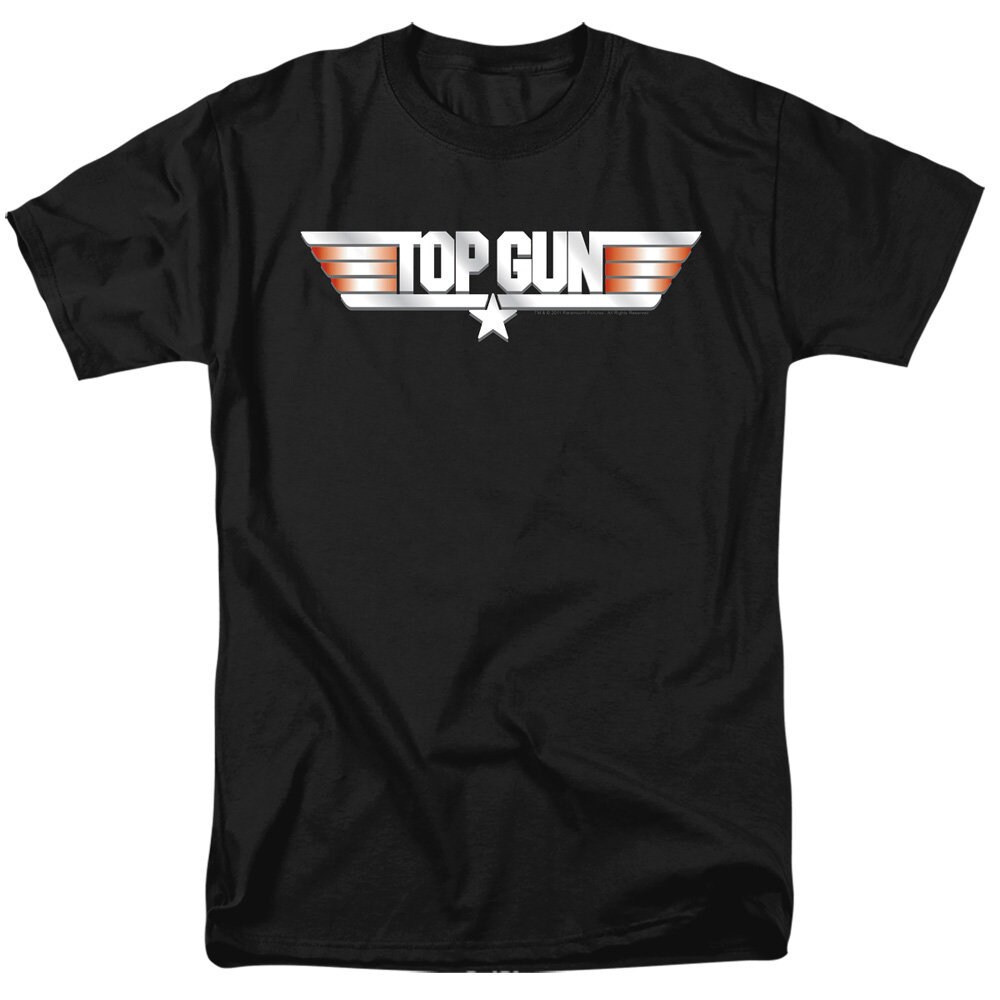 Top Gun Logo Black Shirts Etsy