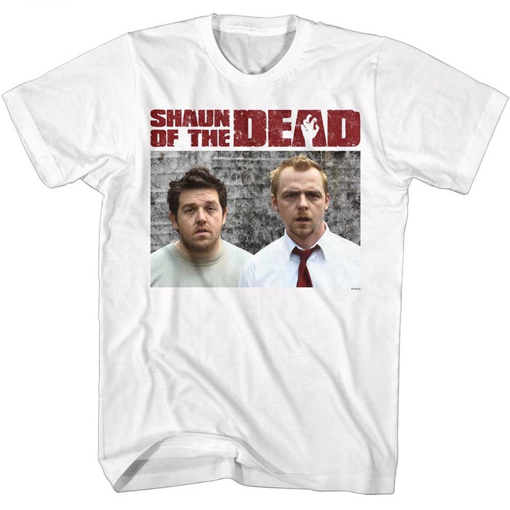 Shaun of the Dead Shaun and Ed Picture White Shirts - Etsy