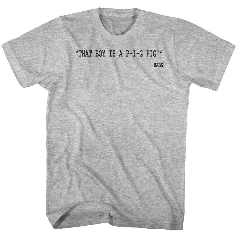 Animal House That Boy is a P-I-G Pig Heather Gray Shirts - Etsy