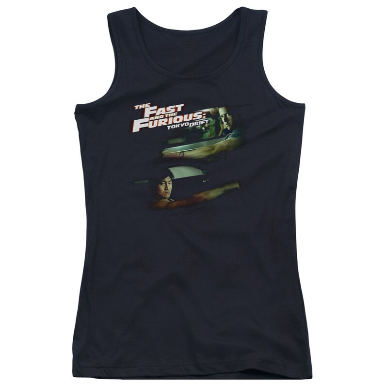 The Fast and the Furious Tokyo Drift Sean vs DK Juniors and Women Black Shirts