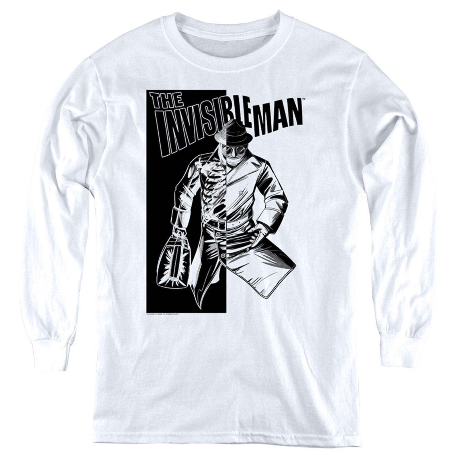 The Invisible Man Briefcase Youth White Shirts Etsy