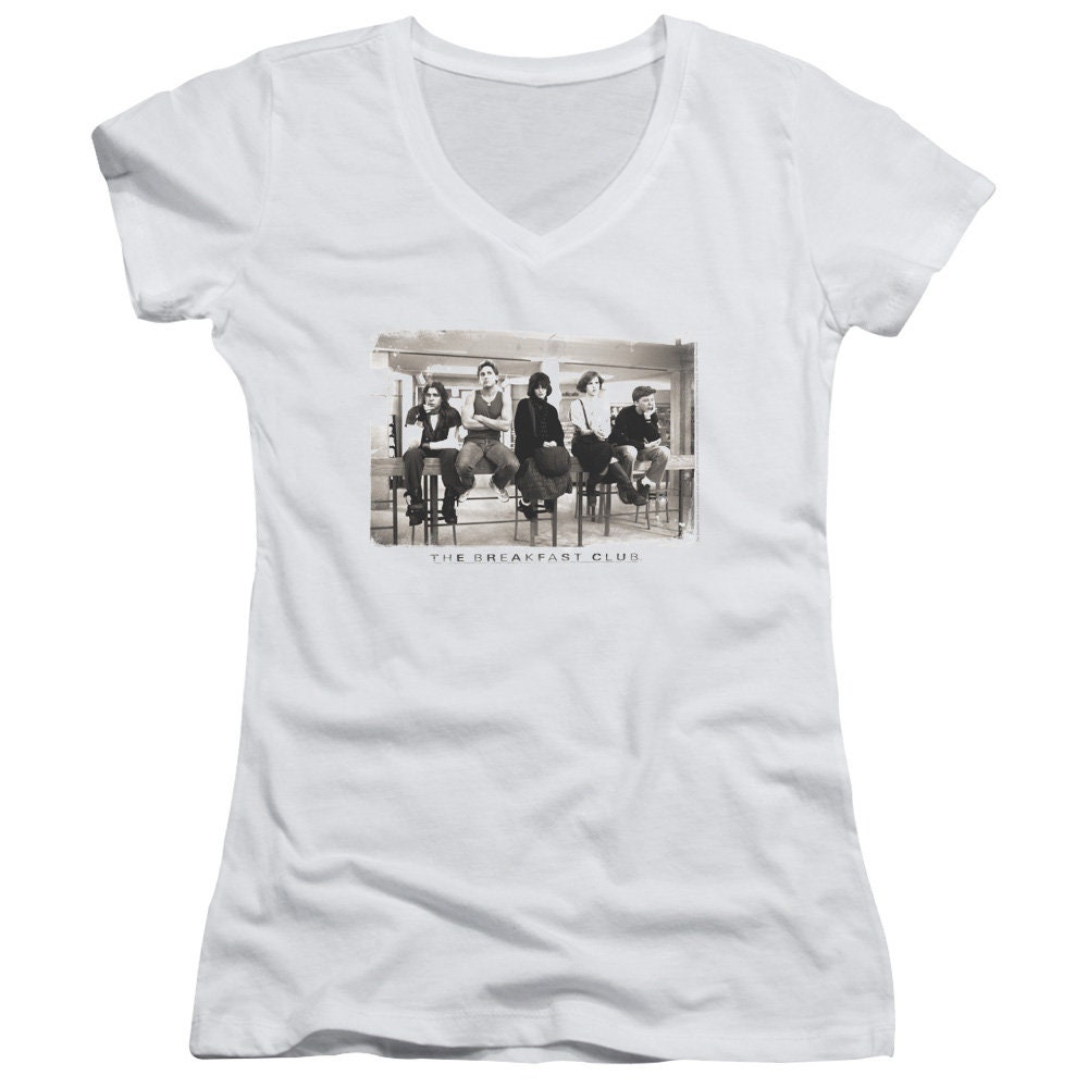 The Breakfast Club Cast Photo Juniors and Women White Shirts - Etsy
