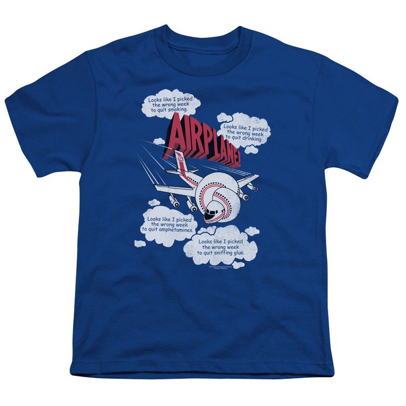 Airplane In Stock Movie Picked The Wrong Youth Day Royal Shirts Airplane In Stock Movie Picked The Wrong Youth Day Royal Shirts