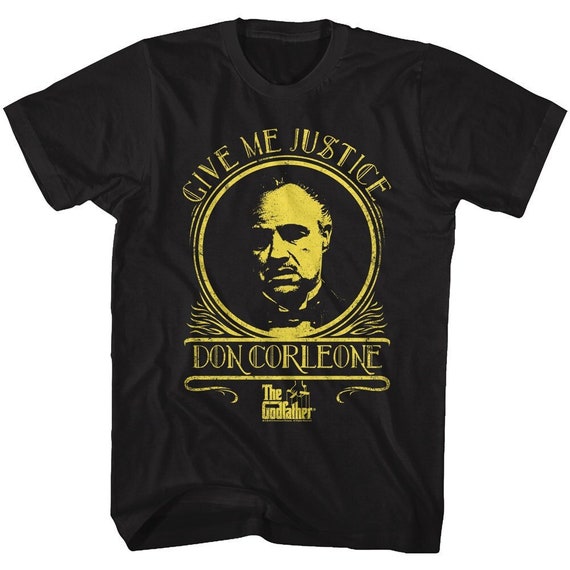 The Godfather Don Vito Corleone Justice Official T-Shirt - Unisex Cotton Tee - View #8