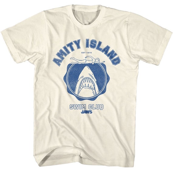Jaws T Shirt Amity School Jaws Inspired Amity Police Department T
