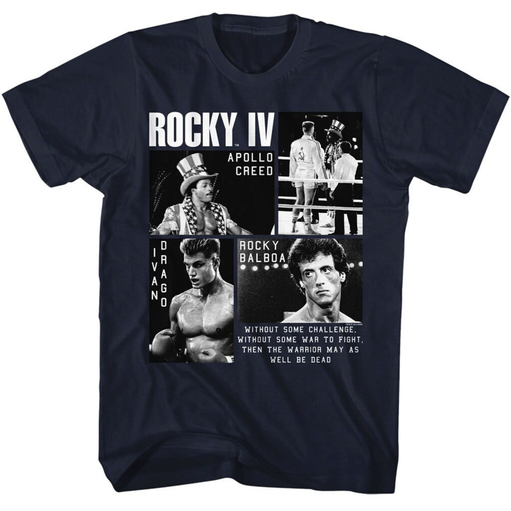 Maglietta Donna Ufficiale Rocky Apollo Creed – Nero, Taglia Small – Manica Corta, Casual