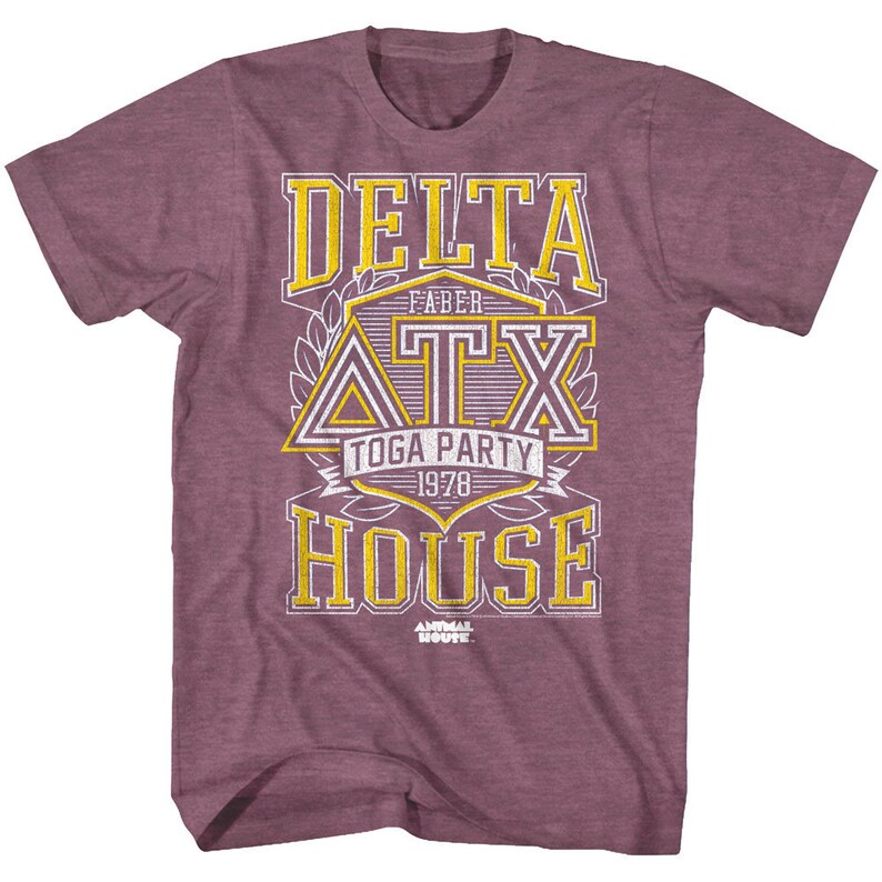 Animal House Delta House Heather Maroon Shirts Etsy