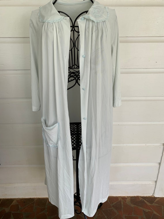 Vintage 1960's Shadowline Silk Robe | House Coat |