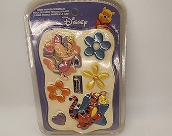 Disney Wall Switch Plate, Tigger & Pooh, New in Pkg, 2005