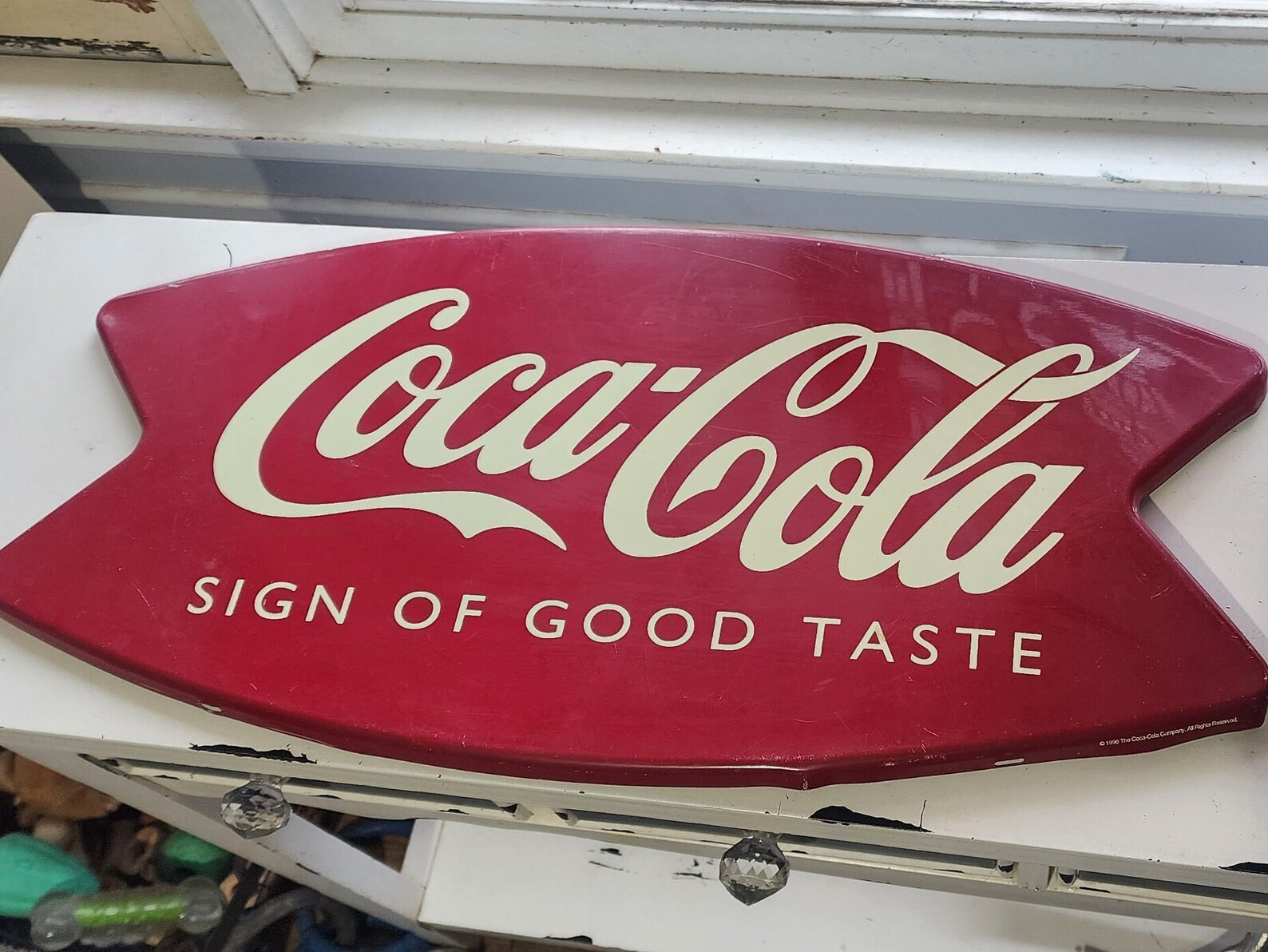 Advertising Sign, Coca Cola, Tacker Type Signs, 1996, Restaurant, Diner ...