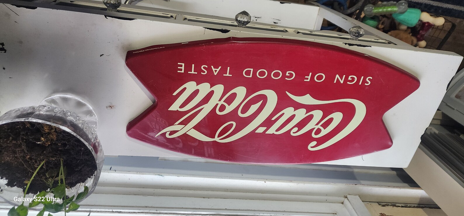Advertising Sign, Coca Cola, Tacker Type Signs, 1996, Restaurant, Diner ...