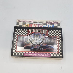 Karty do gry Nascar 50th Anniversary 1998, nowe