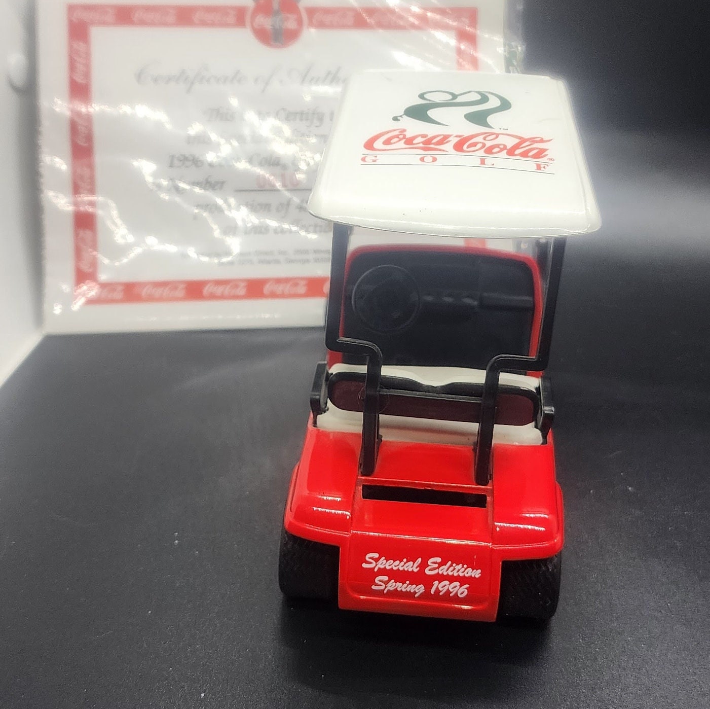 Coca Cola Golf Cart, 1996 With Certificate - Etsy